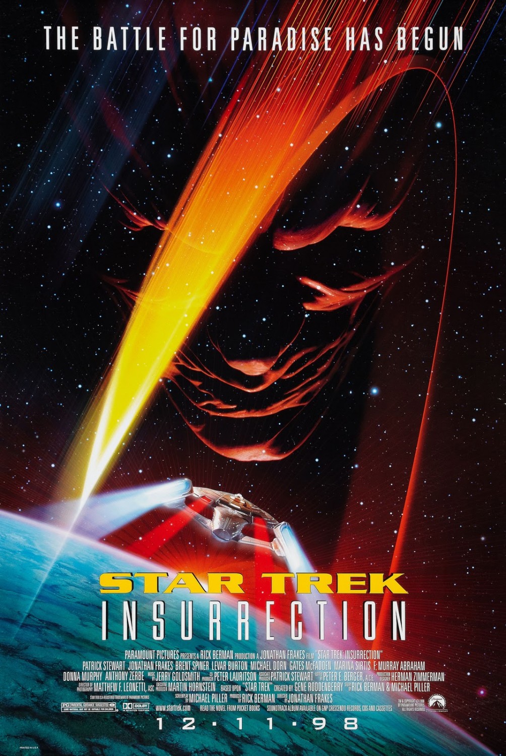 ดูหนังออนไลน์ฟรี Star Trek 9 Insurrection (1998) สตาร์ เทรค 9 ผ่าพันธุ์อมตะยึดจักรวาล [ซับไทย]